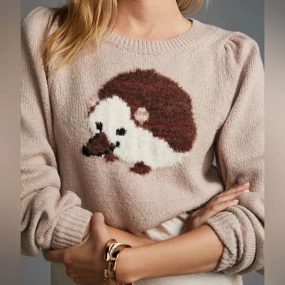 Anthropologie Maeve Hedgehog Sweater - Picture 8 of 12